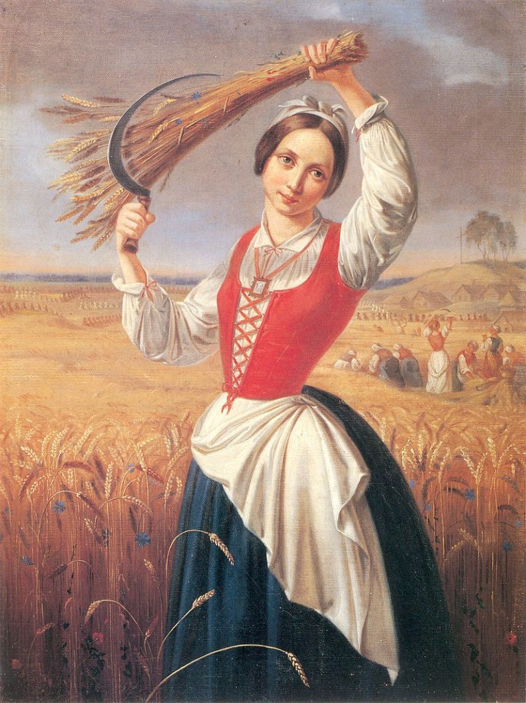 Kanuty Rusiecki, Żniwiarka (1844).